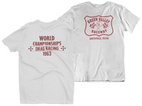GREEN VALLEY RACEWAY 1963 World Championship White Event Tee T-Shirt