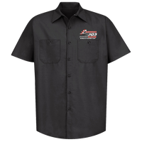 ISKY CAMS 505 Magnum World's Fastest Cam Button Down Shop Shirt Black