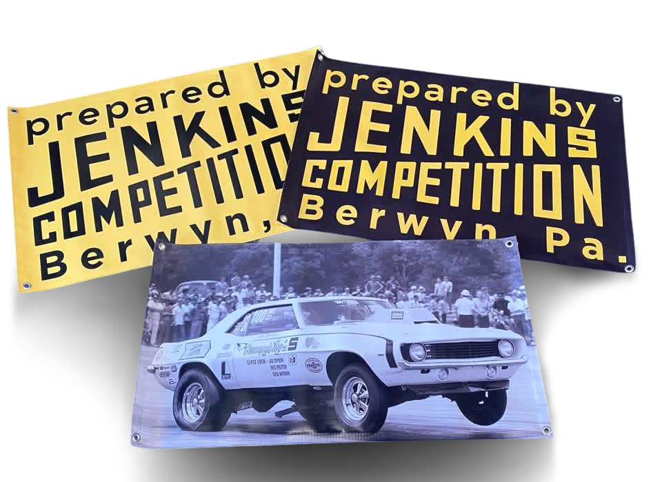 JENKINS COMPETITION Banner Lot – Merchants of Speed