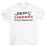 JERRY'S CHERRIES Stand By for Justice American Grafitti White Tall Tee