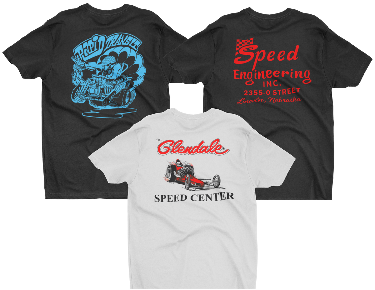 JUNE T-SHIRT BUNDLE Glendale Speed Center Rapid Transit Speed Engineer ...
