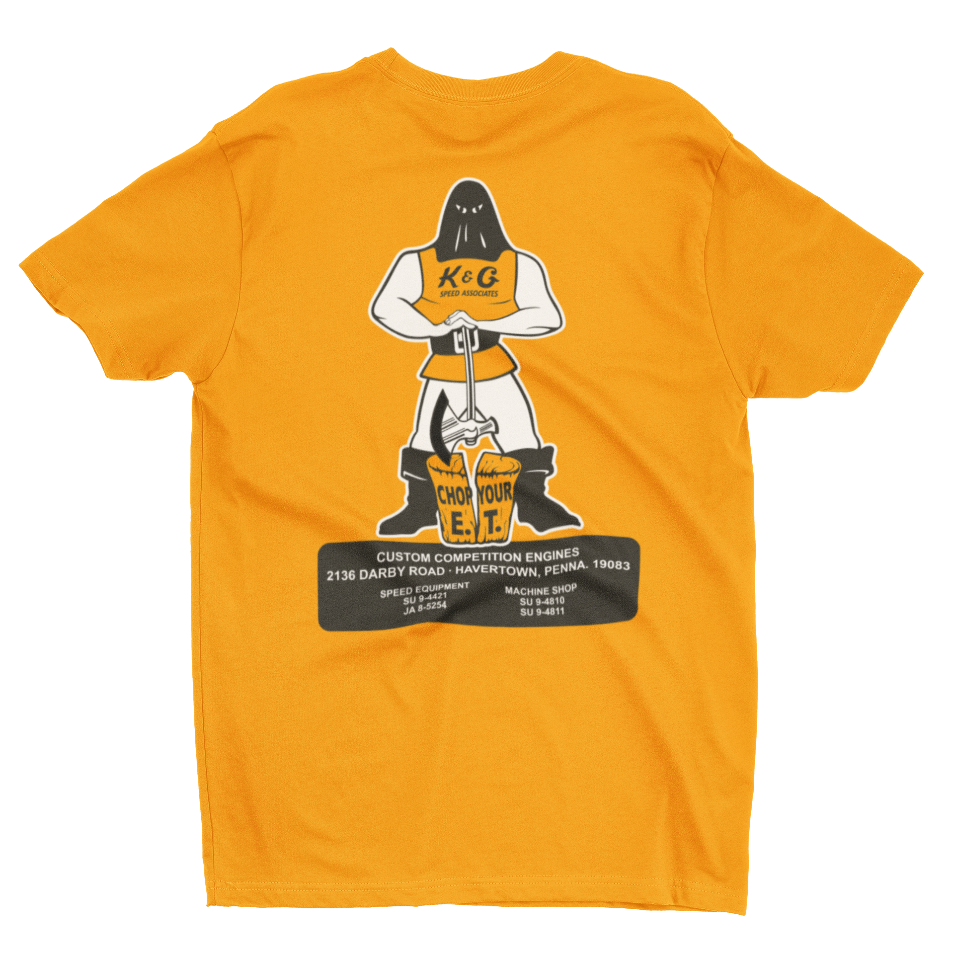 K&G SPEED ASSOCIATES Havertown PA Jungle Jim Gold Tee – Merchants