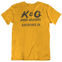K&G SPEED ASSOCIATES Havertown PA Jungle Jim Gold Tee
