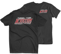 KUSTOM HEADERS Tunnel Tube Black Tee T-Shirt