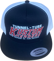 KUSTOM HEADERS Tunnel-Tube Black/White Trucker Hat