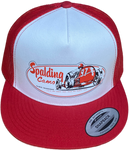 SPALDING CAMS Palmini Engineering White/Red Trucker Hat