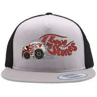 LOVE MY STONES Firestone Tires Silver/Black Trucker Hat