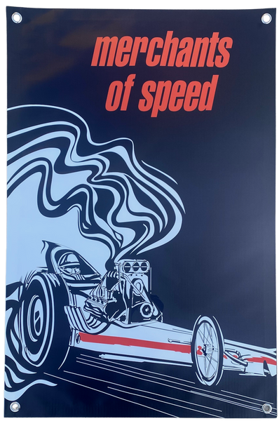 MOS Merchants of Speed Dragster Shop Banner