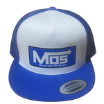MERCHANTS OF SPEED MOS Nitrous Royal White Trucker Hat