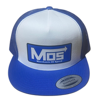 MERCHANTS OF SPEED MOS Nitrous Royal White Trucker Hat