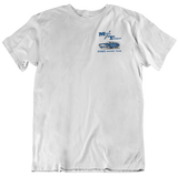 MICKEY THOMPSON MT Ford Drag Racing Team White Tee T-Shirt