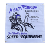 MICKEY THOMPSON Speed Equipment Garage Banner
