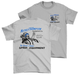 MT MICKEY THOMPSON Speed Equipment Gray Tall Tee