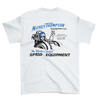 MT MICKEY THOMPSON Speed Equipment White Tall Tee