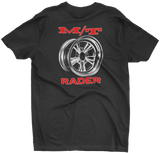 MT RADER Wheels Black Tee T-Shirt Mickey Thompson