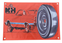 M&H RACEMASTER Ford Fairlane Advertisement Shop Banner