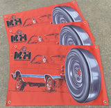 M&H RACEMASTER Ford Fairlane Advertisement Shop Banner
