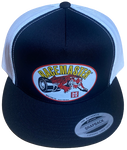 M&H RACEMASTER Black/White Trucker Hat