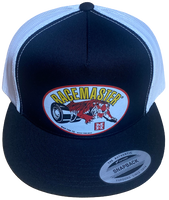 M&H RACEMASTER Black/White Trucker Hat