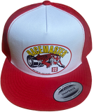 M&H RACEMASTER Red/White Trucker Hat