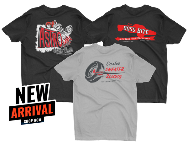 MAY T-SHIRT BUNDLE Astro Wheels Casler Cheater Slicks Boss Bite