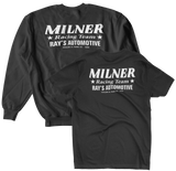 MILNER RACING TEAM Black Holiday Tee/Crew Sweatshirt Bundle Combo