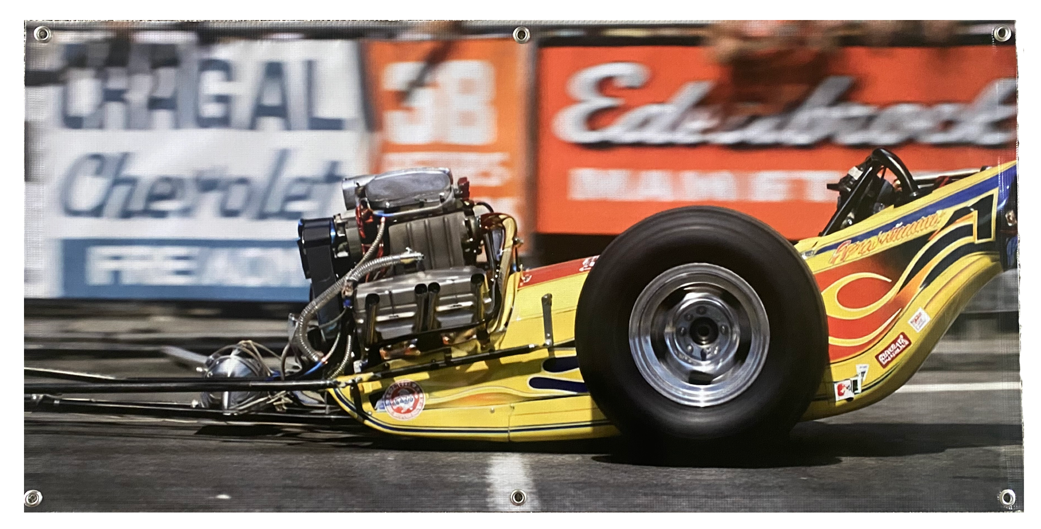 MILNER RACING TEAM Dragster Shop Garage Banner – Merchants of Speed