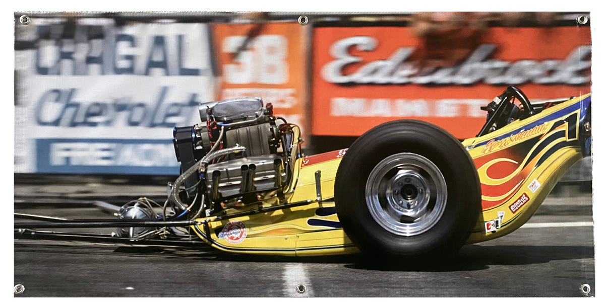MILNER RACING TEAM Dragster Shop Garage Banner – Merchants of Speed