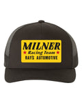 MILNER RACING TEAM Fire Suit Logo Black Curved Brim Trucker Hat