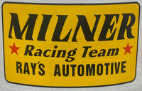MILNER RACING TEAM Fire Suit Logo White/Black Trucker Hat
