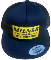 MILNER RACING TEAM Fire Suit Logo Black Trucker Hat