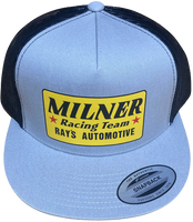 MILNER RACING TEAM Fire Suit Logo Silver/Black Trucker Hat