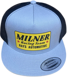 MILNER RACING TEAM Fire Suit Logo Silver/Black Trucker Hat