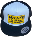 MILNER RACING TEAM Fire Suit Logo White/Black Trucker Hat