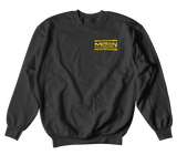 MOTION PERFROMANCE Baldwin NY Black Crew Sweatshirt Pullover