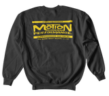 MOTION PERFROMANCE Baldwin NY Black Crew Sweatshirt Pullover