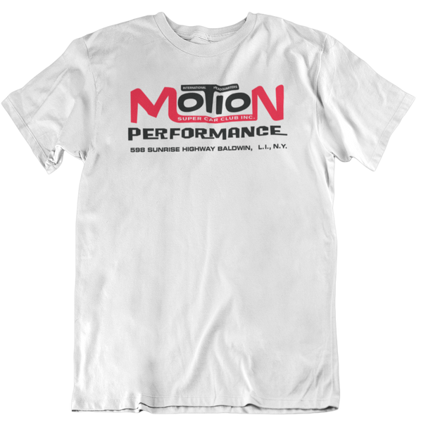 MOTION PERFORMANCE Baldwin New York White Tall Tee