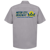 MOTOR CITY DRAGWAY Michigan Gray Shop Shirt