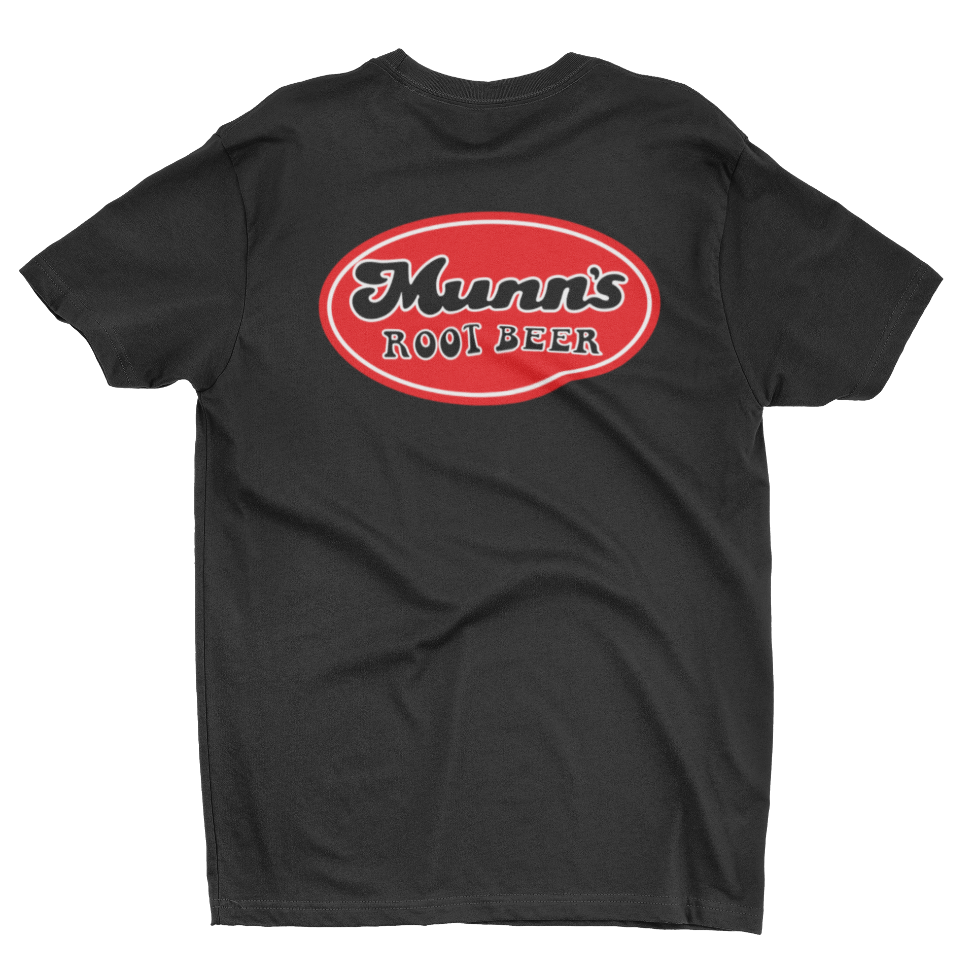 MUNNS ROOT BEER Logo Black Tee Hot Rod The Movie – Merchants of Speed