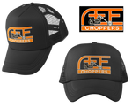 AEE CHOPPERS Black Curved Brim Trucker Hat