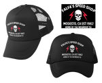 FALFA'S SPEED SHOP Black Trucker Hat 1955 Chevy American Graffiti