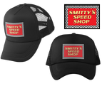 SMITTY'S SPEED SHOP Hollywood Knights Black Trucker Hat