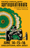 NHRA EVENT Poster Lot Pomona Englishtown Tulsa Dallas