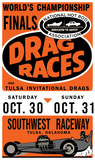 NHRA EVENT Poster Lot Pomona Englishtown Tulsa Dallas