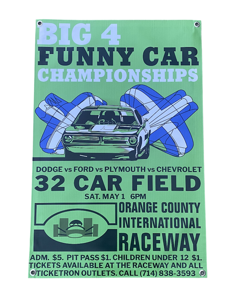 OCIR FUNNY CAR Championships Banner Orange County International Raceway