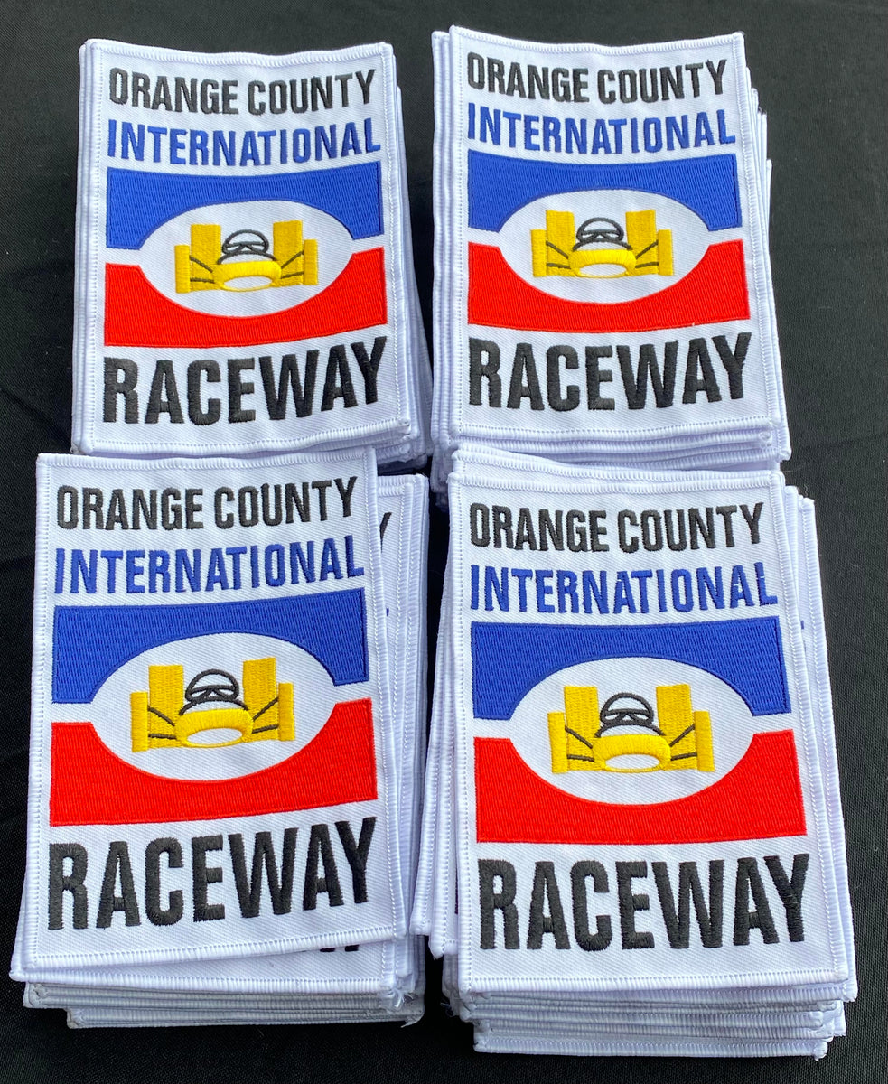 Ocir Raceway OCIR Orange County International Raceway Embroidered Patch – Merchants ...