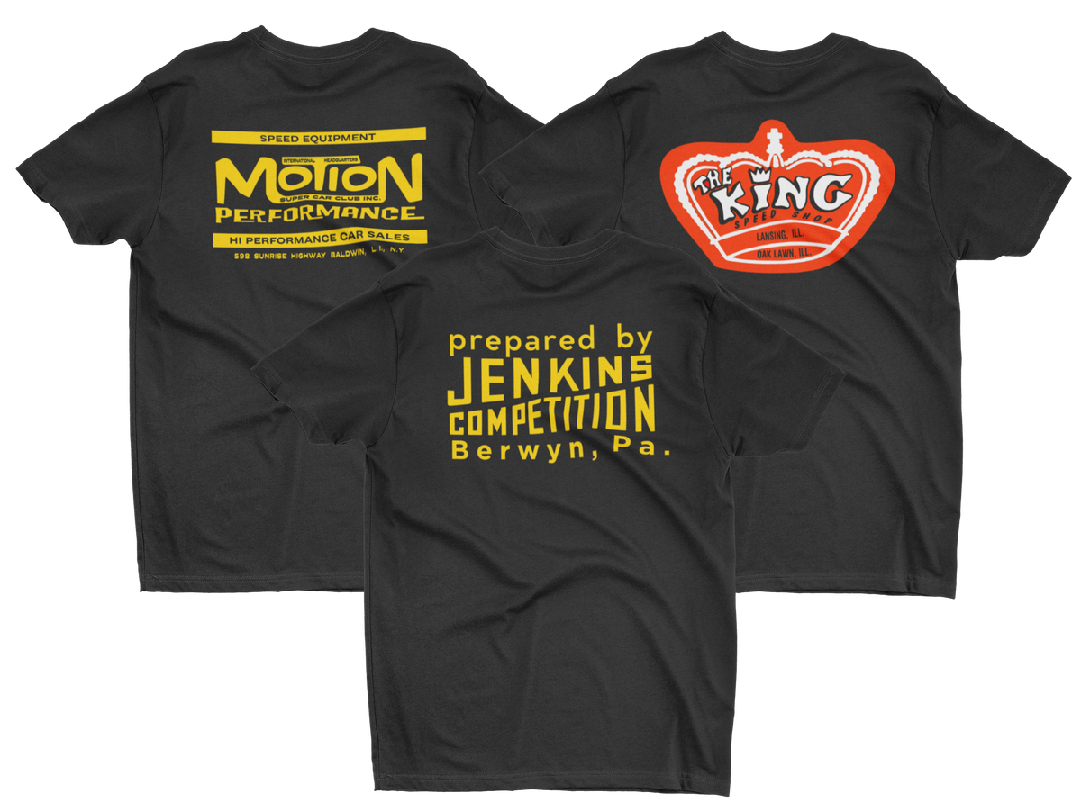 NOVEMBER T-SHIRT BUNDLE Jenkins King Speed Shop Motion Performance ...