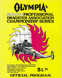 1976 OLYMPIA'S PDA Championship Series Program Don Garlits