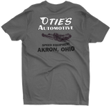 OTIES AUTOMOTIVE Speed Equipment Akron Ohio Dark Gray Tee T-Shirt
