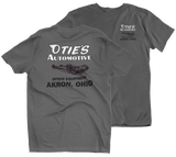 OTIES AUTOMOTIVE Speed Equipment Akron Ohio Dark Gray Tee T-Shirt